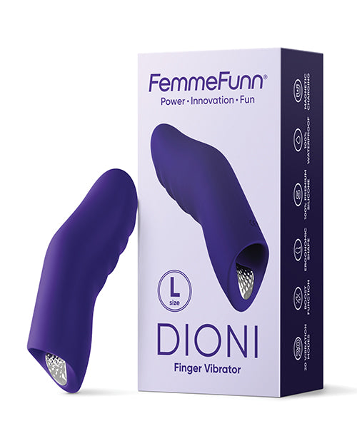 Femme Funn Femme Funn Dioni Wearable Finger Vibe - Large Dark Purple - Image 4