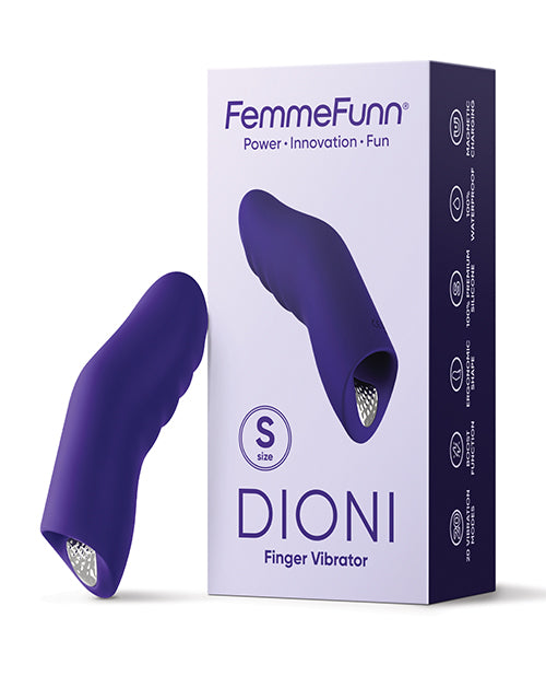 Femme Funn Femme Funn Dioni Wearable Finger Vibe - Small Dark Purple - Image 4