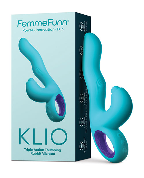 Femme Funn Femme Funn Klio Triple Action Rabbit - Turquoise - Image 5