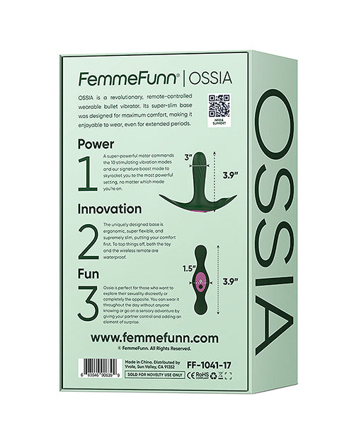 Femme Funn Femme Funn Ossia Wearable Vibrator - Dark Green - Image 5