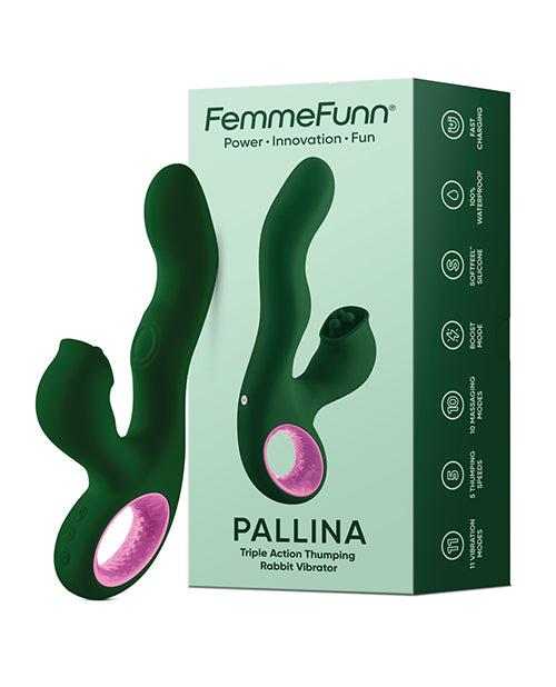 Femme Funn Femme Funn Pallina Triple Action Rabbit - Green - Image 6