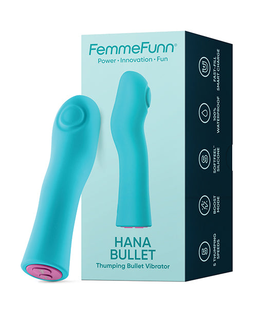 Femme Funn Femme Funn Hana Fingerlike Thumping Bullet - Turquoise - Image 6