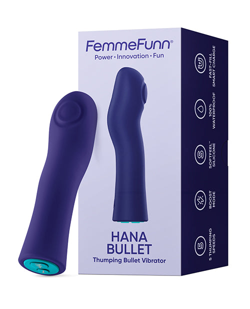 Femme Funn Femme Funn Hana Fingerlike Thumping Bullet - Dark Purple - Image 6
