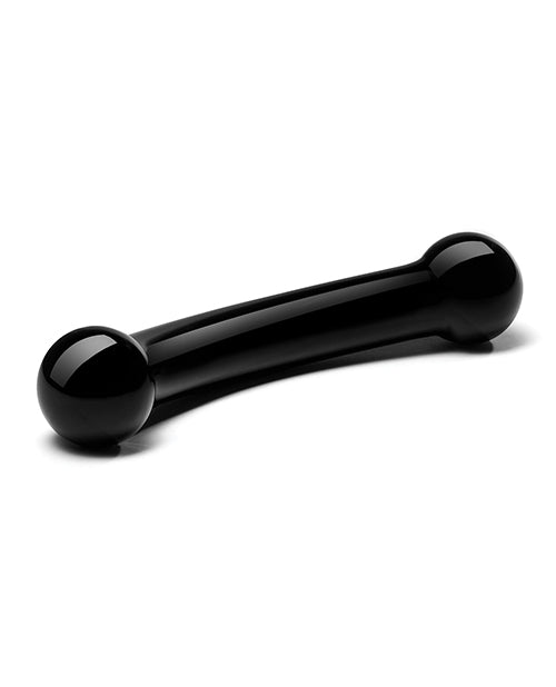 Glas Glas 5.5" Double Bull Glass Dildo - Black - Image 2