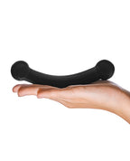 Glas Glas 5.5" Double Bull Glass Dildo - Black - Image 3