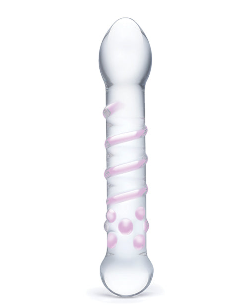 Glas Glas 7.25" Spiral Staircase Full Tip Glass Dildo