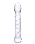 Glas Glas 7.25" Spiral Staircase Full Tip Glass Dildo