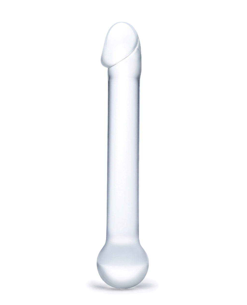 Glas Glas 7" Realistic Head Glass Dildo - Clear