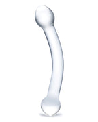 Glas Glas 7" Curved Glass G-Spot Stimulator - Clear