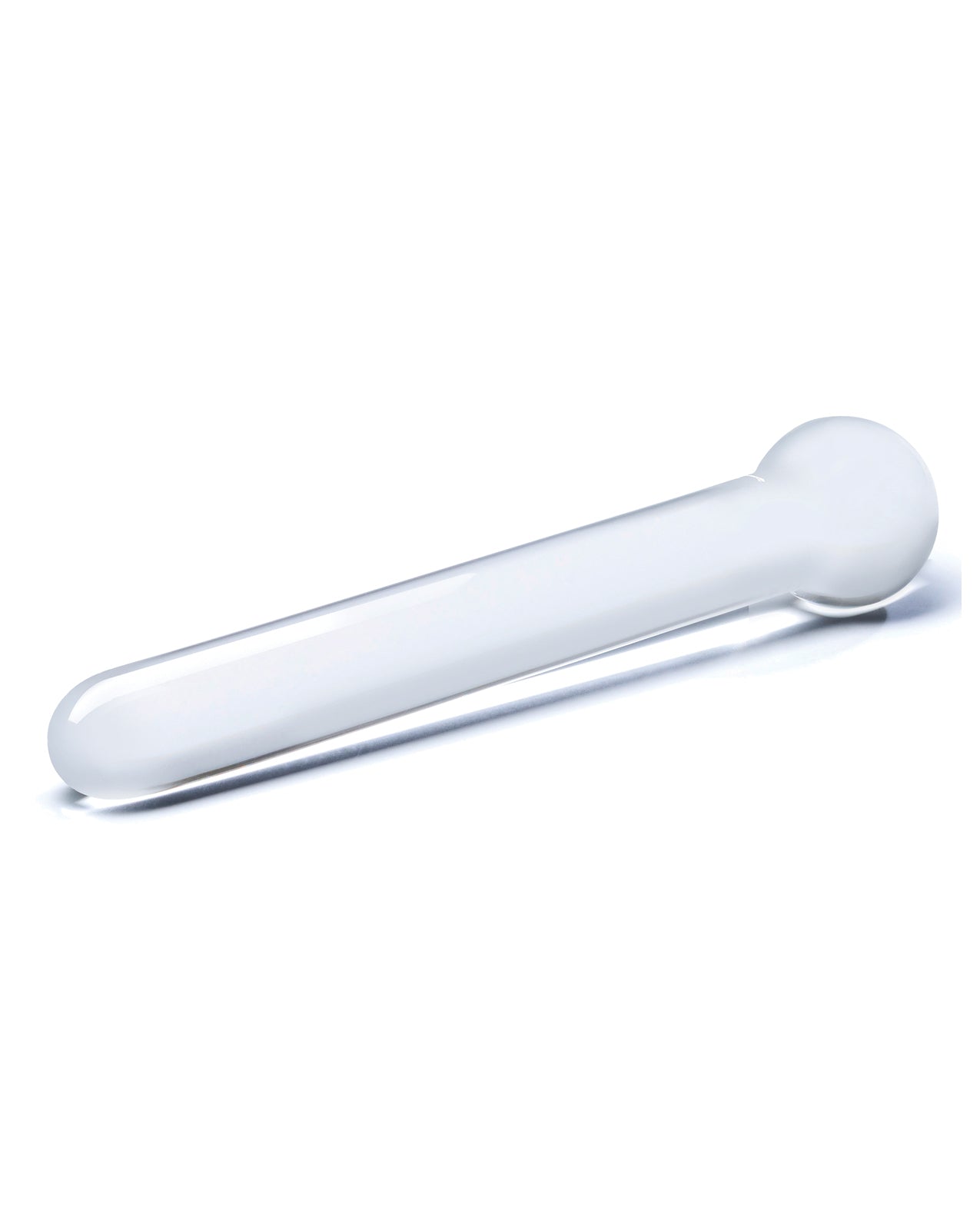 Glas Glas 7" Straight Glass Dildo - Clear - Image 3