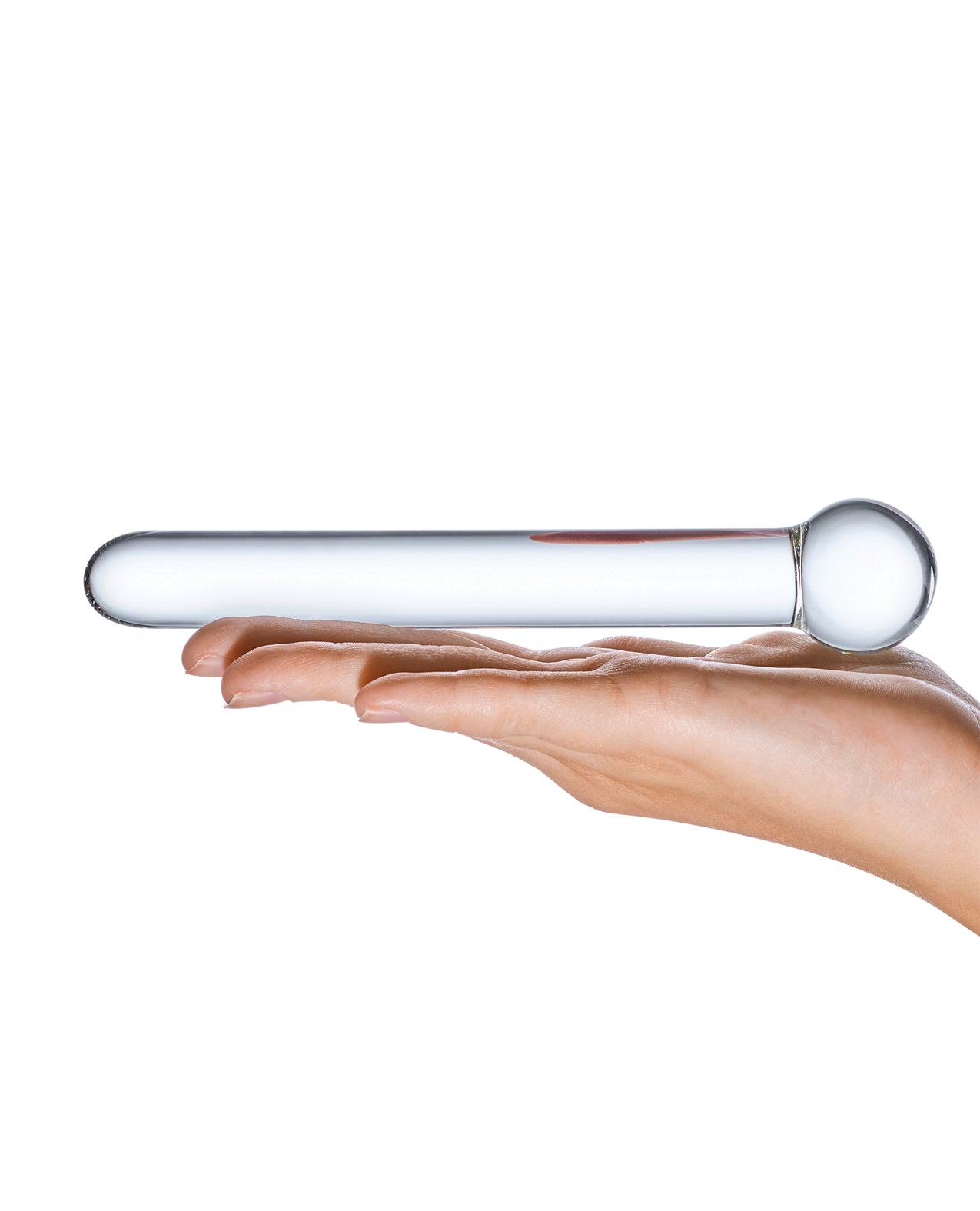 Glas Glas 7" Straight Glass Dildo - Clear - Image 4