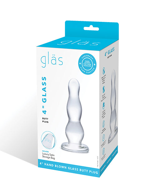 Glas Glas 4" Butt Plug - Clear - Image 5