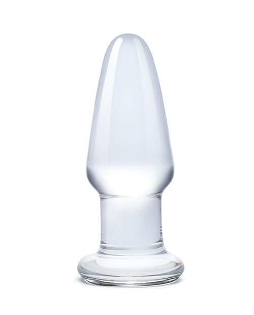 Glas Glas 3.5" Butt Plug - Clear