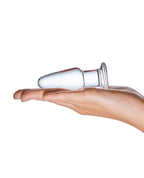Glas Glas 3.5" Butt Plug - Clear - Image 3