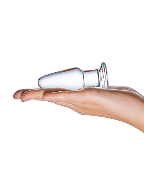 Glas Glas 3.5" Butt Plug - Clear - Image 3