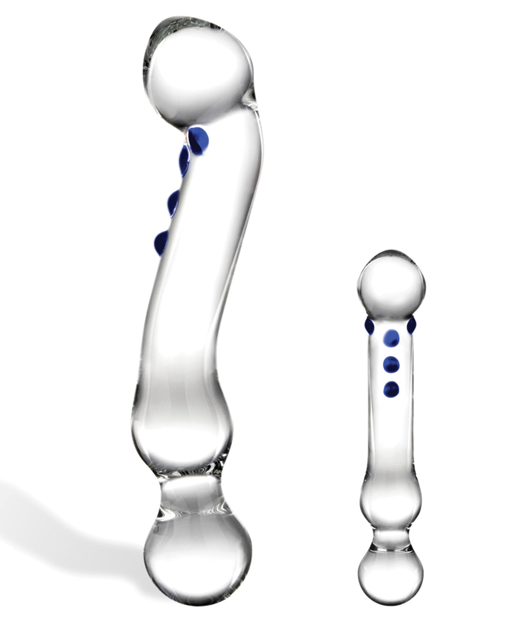 Glas Glas 6" Textured G-Spot Glass Dildo