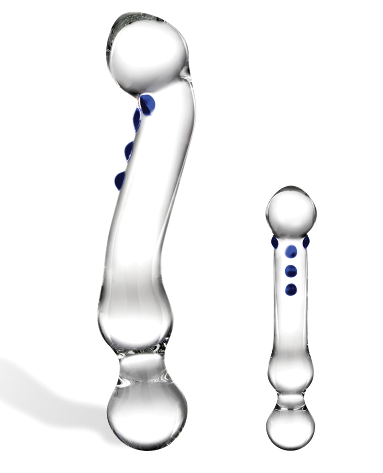 Glas Glas 6" Textured G-Spot Glass Dildo