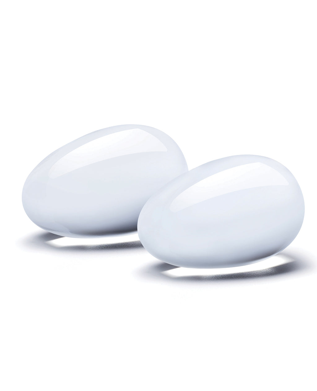 Glas Glas 2-piece Glass Yoni Kegal Eggs Set - Clear - Image 2