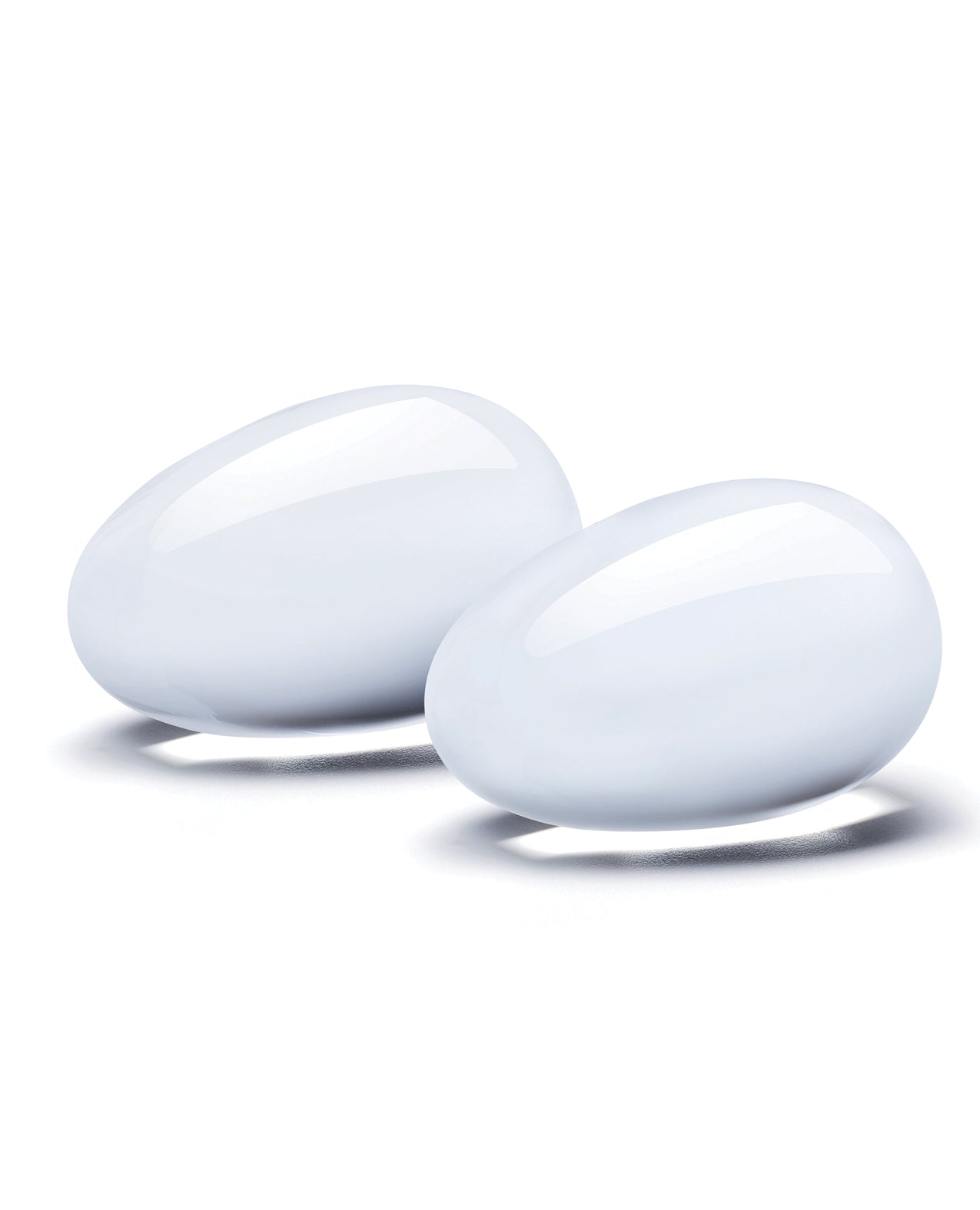 Glas Glas 2-piece Glass Yoni Kegal Eggs Set - Clear - Image 2