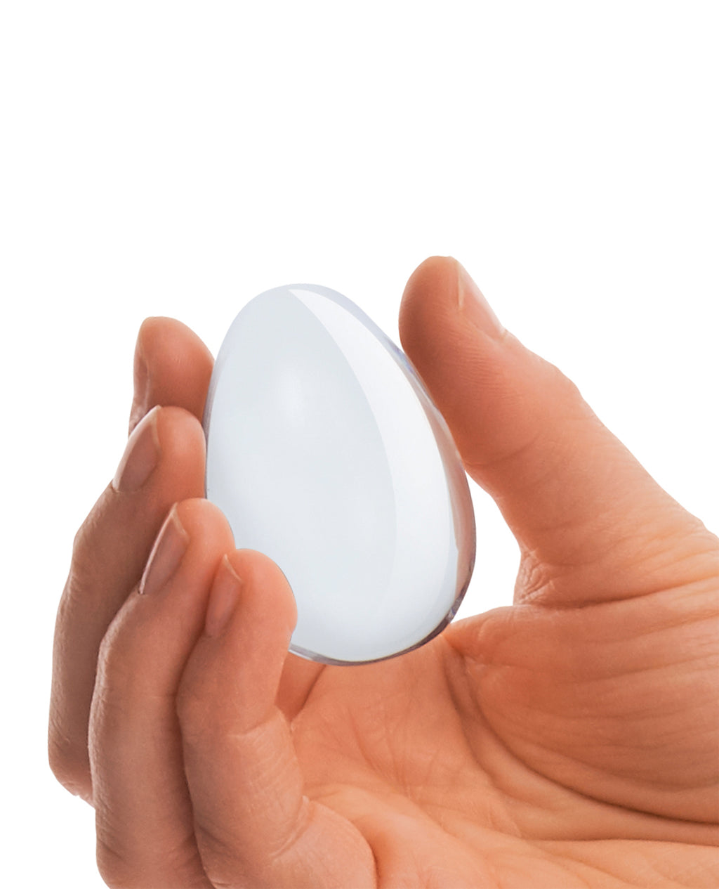 Glas Glas 2-piece Glass Yoni Kegal Eggs Set - Clear - Image 3