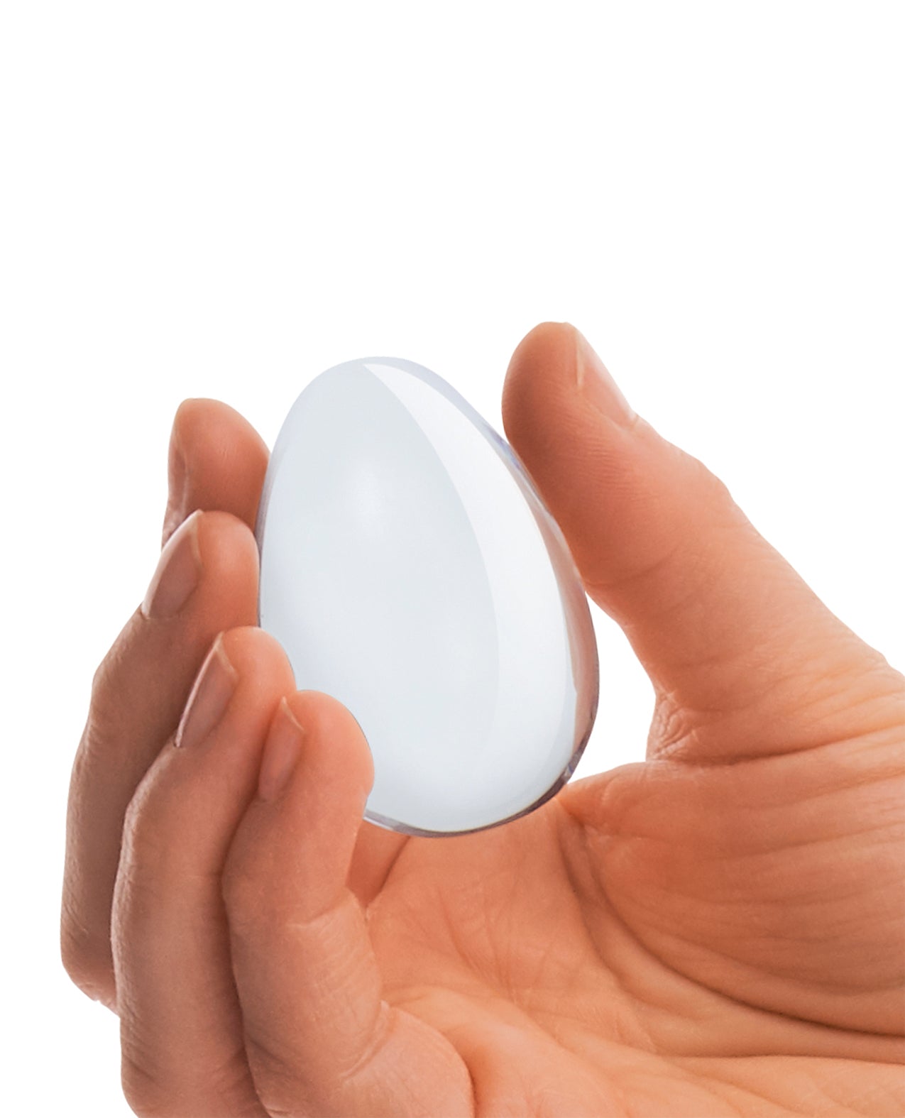 Glas Glas 2-piece Glass Yoni Kegal Eggs Set - Clear - Image 3