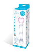 Glas Glas 8" Sweetheart Glass Dildo - Pink/Clear - Image 5