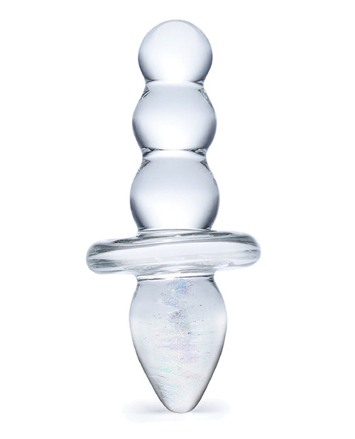 Glas Glas 4.5" Titus Beaded Glass Butt Plug
