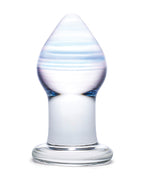 Glas Glas 3.25" Amethyst Rain Glass Butt Plug