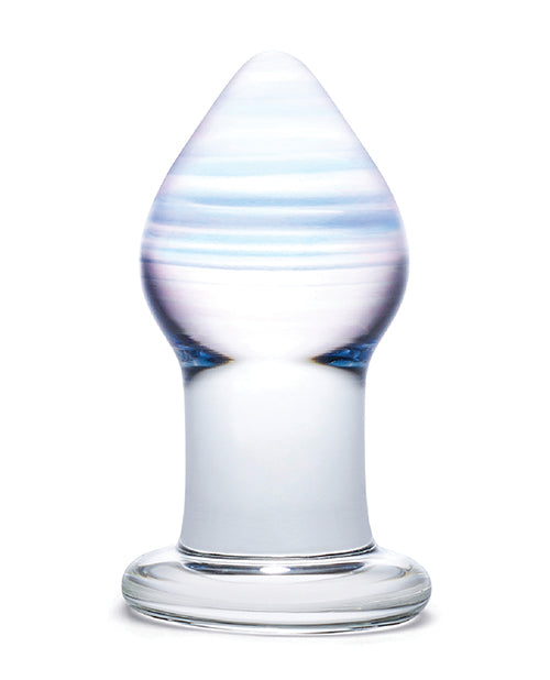Glas Glas 3.25" Amethyst Rain Glass Butt Plug