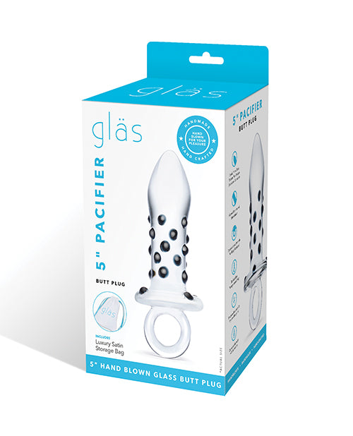 Glas Glas 5" Pacifier Glass Butt Plug - Image 5