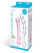 Glas Glas 2-piece Double Pleasure Glass Dildo Set - Image 2