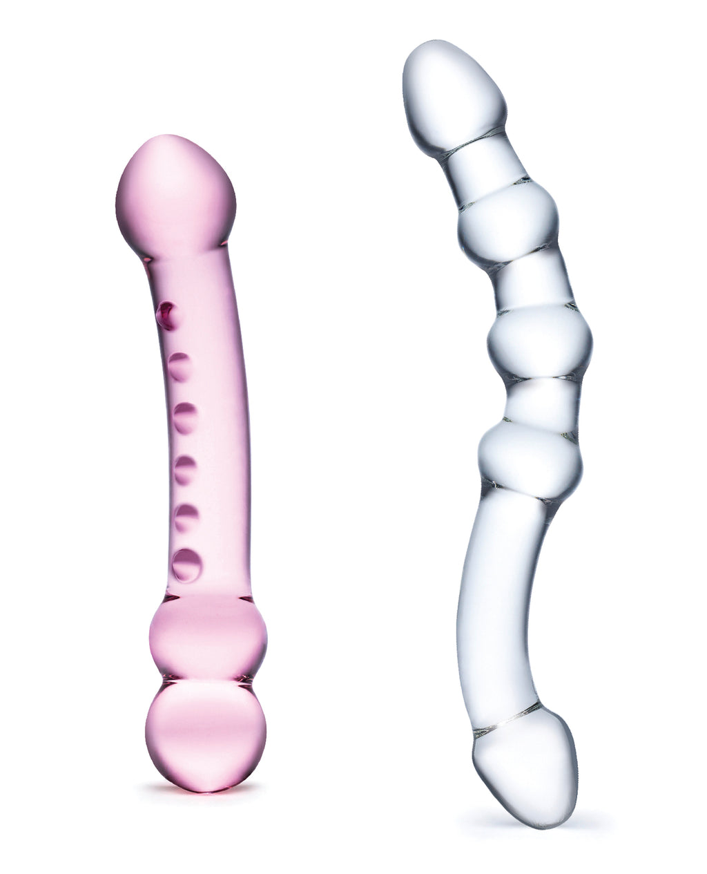 Glas Glas 2-piece Double Pleasure Glass Dildo Set