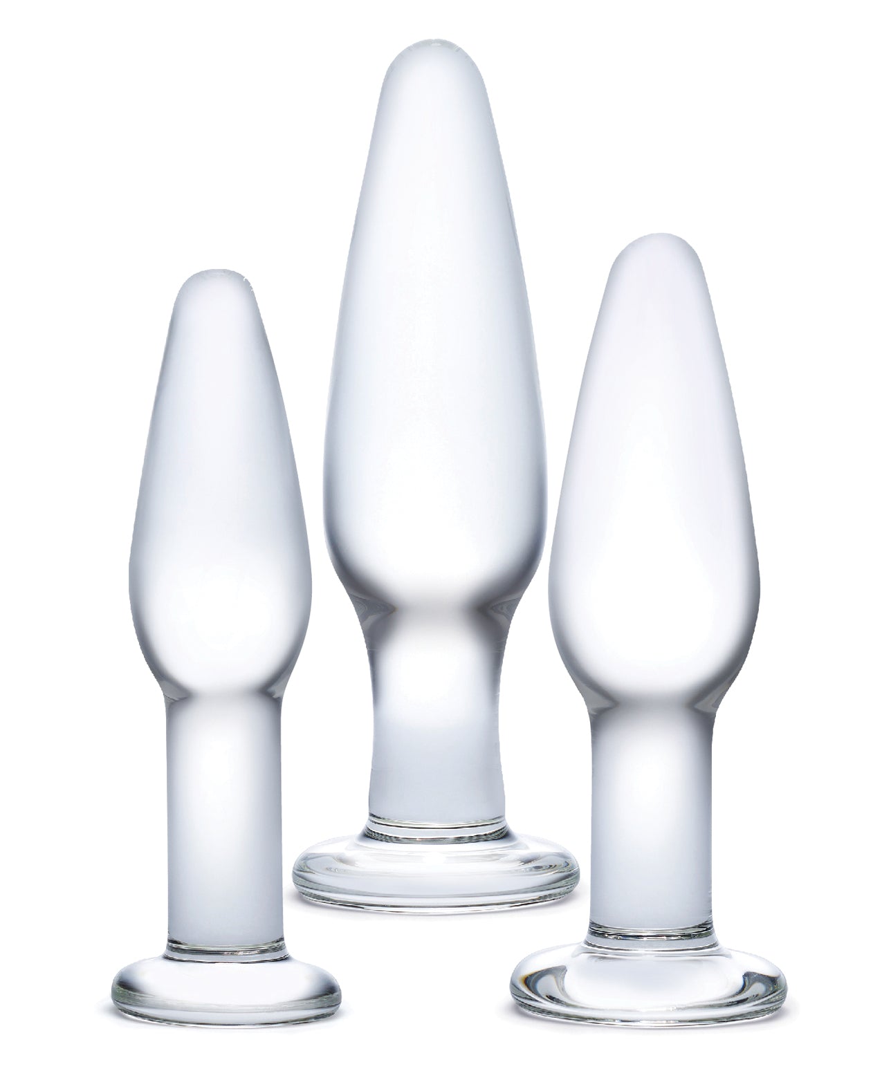 Glas Glas 3-piece Glass Anal Training Kit