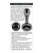 Gender X Gender X Black Pearl Plug - Black - Image 5