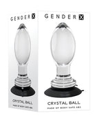 Gender X Gender X Crystal Ball Plug with Suction Cup - Clear - Image 4