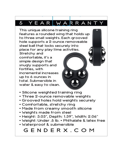 Gender X Gender X Workout Ring - Black - Image 5