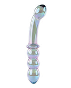 Gender X Gender X Lustrous Galaxy Wand Dual-Ended Glass Massager - Green