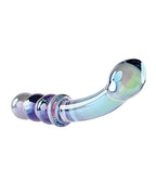 Gender X Gender X Lustrous Galaxy Wand Dual-Ended Glass Massager - Green - Image 2