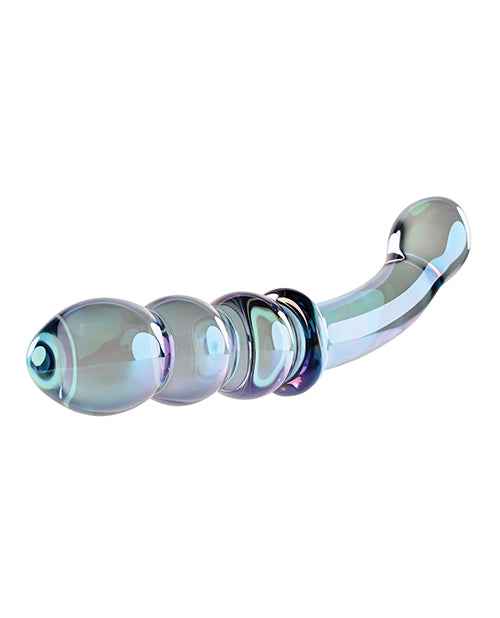 Gender X Gender X Lustrous Galaxy Wand Dual-Ended Glass Massager - Green - Image 3