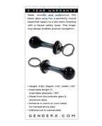 Gender X Gender X Blow Pop Glass Anal Plug - Black - Image 6