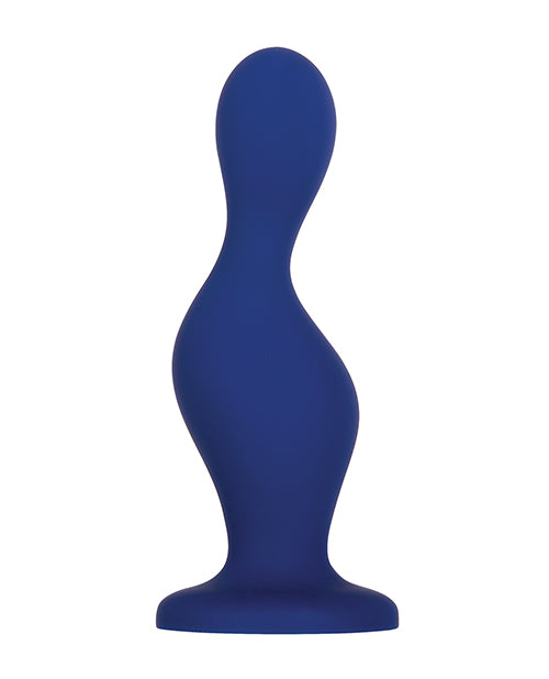 Gender X Gender X In's & Out's Silicone Dildo & Vibrating Stroker Set - Blue - Image 4