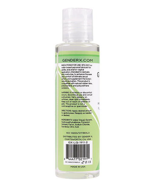 Gender X Gender X Flavored Lubricant - 4 oz - Spa Day - Image 2