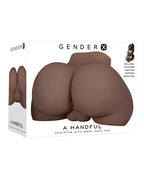 Gender X Gender X A Handful Sculpted Stroker - Hazelnut Brown Nude