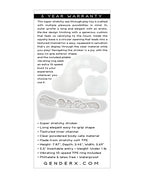 Gender X Gender X Stroke & Poke Stroker with Vibrating Ring - Clear - Image 2