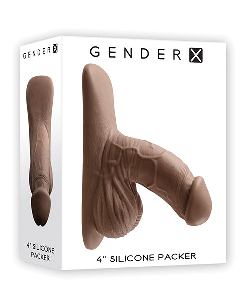 Gender X Gender X 4" Silicone Packer - Dark - Image 5