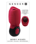 Gender X Gender X Body Kisses Vibrating Suction Massager - Red/Black - Image 4