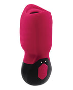 Gender X Gender X Body Kisses Vibrating Suction Massager - Red/Black