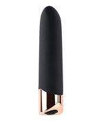 Gender X Gender X The Gold Standard Rechargeable Silicone Bullet - Black/Rose Gold - Image 2