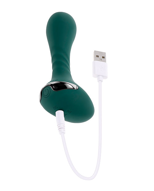Gender X Gender X Goes Anywhere Vibrating Silicone Plug - Teal - Image 4