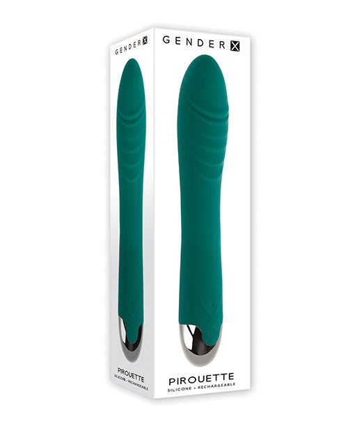 Gender X Gender X Pirouette Twirling Vibrator - Teal - Image 4